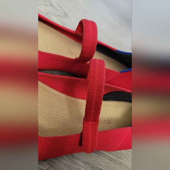 Rothy's The Square Mary Jane Lollipop Red + Leopard Sole, Women's US 6.5 EU 36.5 - Picture 10 of 16